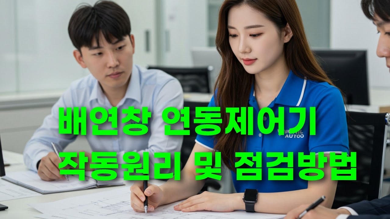 배연창 연동제어기의 작동원리 및 점검방법