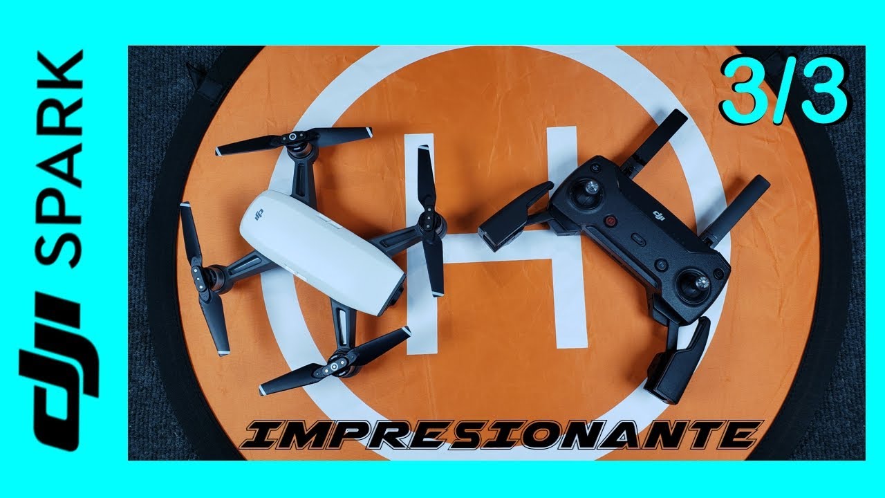 DJI  SPARK VUELO DE CARRERAS, SPORT A TODA POTENCIA Y VÍDEOS DE PELÍCULA  EXTREMO