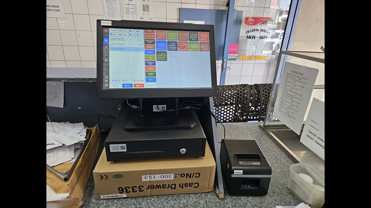 鱼薯店收银系统 fish and chips shop pos system in Australia Victoria Melbourne - smartpos.au