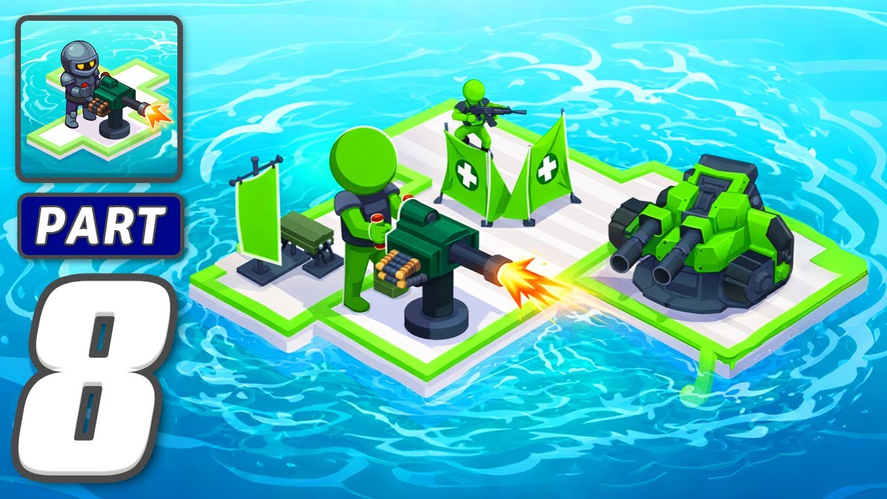 War of Rafts: Crazy Sea Battle - Gameplay Walkthrough Part 8 - Rule The Wild Seas (iOS, Android)