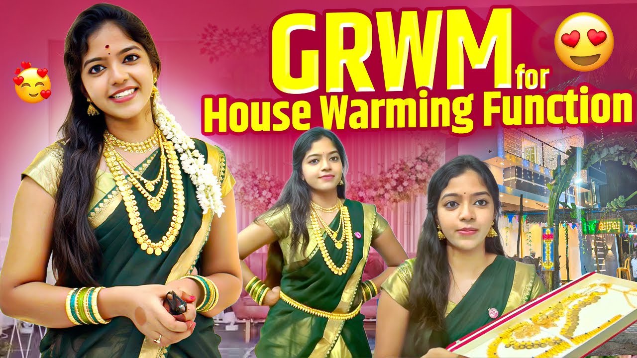💄GRWM for House Warming Function🏡🥳 | Traditional look la ready aagalama?😍 | #missmiracle
