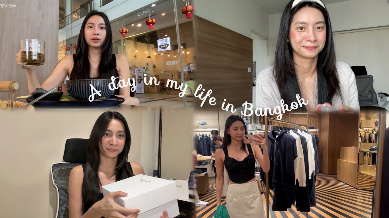 A day in my life in Bangkok I what I eat, GRWM, routine, Shan noodle & gift shopping 