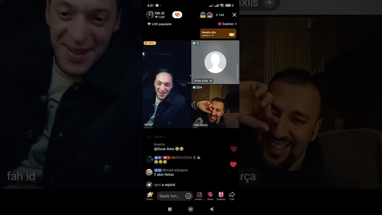 🛑 Said Barca Vs Fahid Vs Shahrukh Khan 🤣🤣🤣 موت ديال ضحك  #live #تيك_توك #اكسبلور