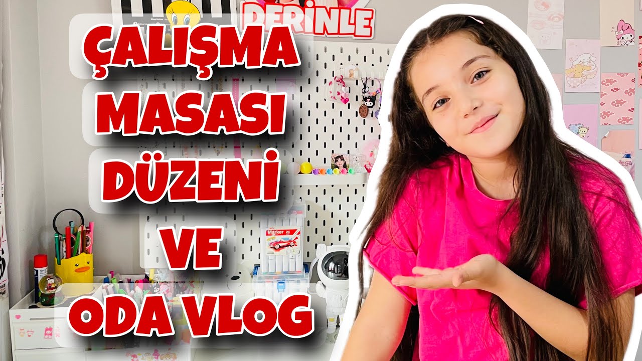 DERİN’İN ODASINI DÜZENLEDİK ! ODA TURU VLOG !!