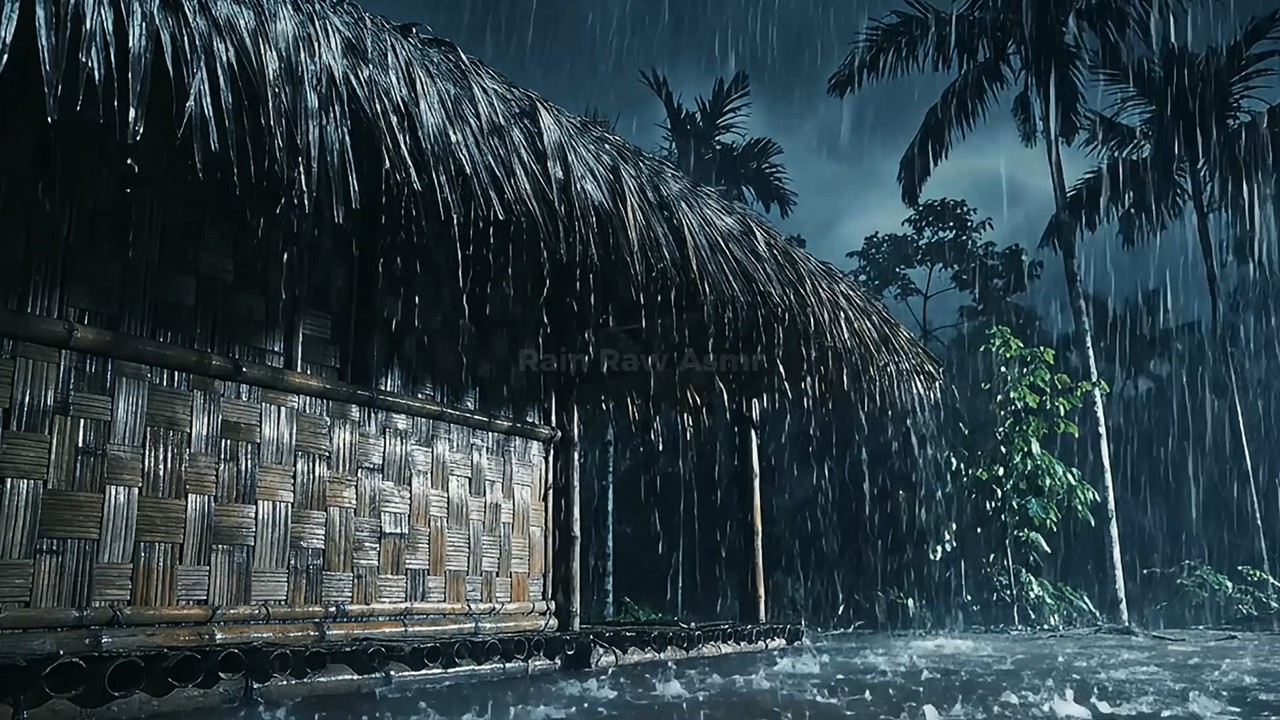 Heavy Rain Sounds for Sleeping 🌧️ 8 Hours of Relaxing Rain | Fall Asleep Fast