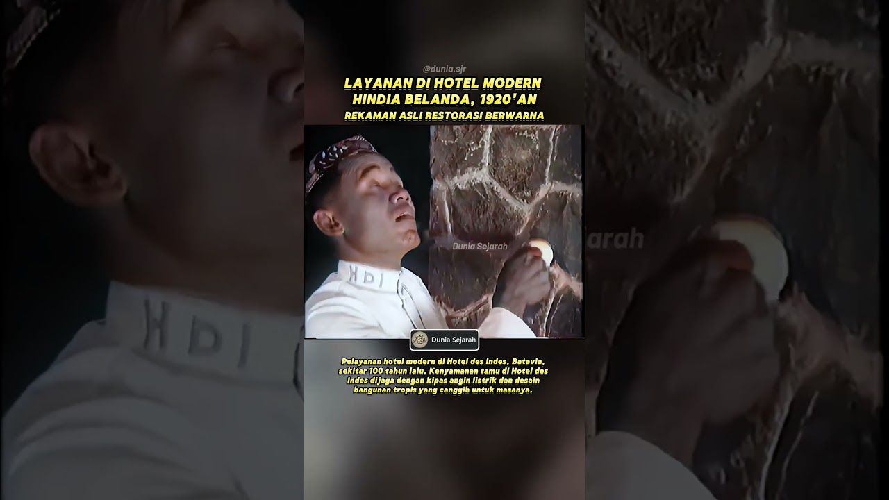 Pelayanan Hotel Mewah di Batavia era Kolonial 1920-an  