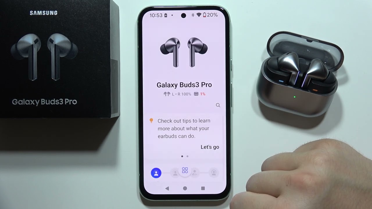 SAMSUNG Galaxy Buds 3 Pro: How to Set Up with Application?
