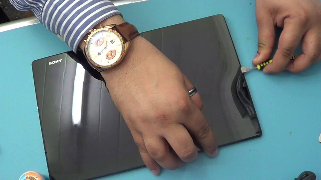 How to replace sony xperia z2 tablet Broken lcd screen