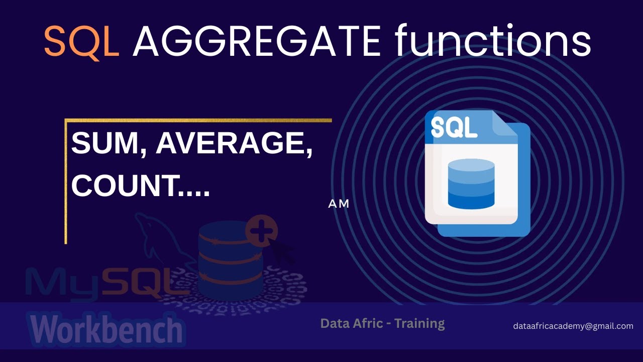 SQL AGGREGATE FUNCTIONS - WHERE, GROUP BY, ORDER BY, LIMIT, and More
