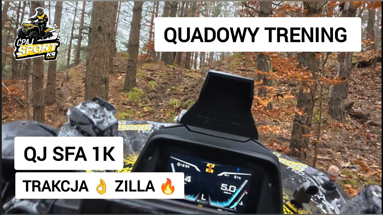QUADOWY TRENING. Podjazdy Trawersy Ciasno Techniczne Quad QJ sfa 1000 .Test kamery dj osmo 5 #kgteam