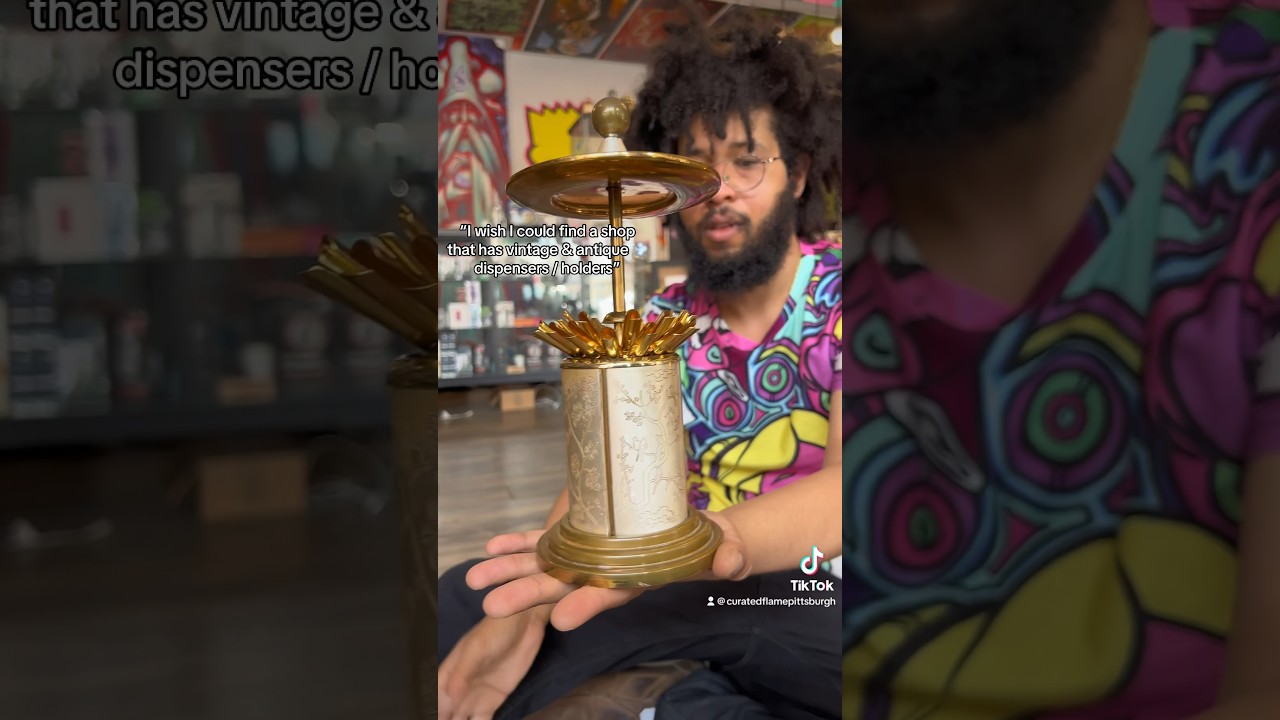 This smoke shop has an insane collection of #jointholders ! #420 #shorts #trending