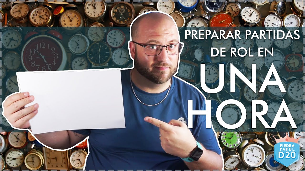 🕛 Preparar partidas de rol en UNA HORA | Consejos roleros