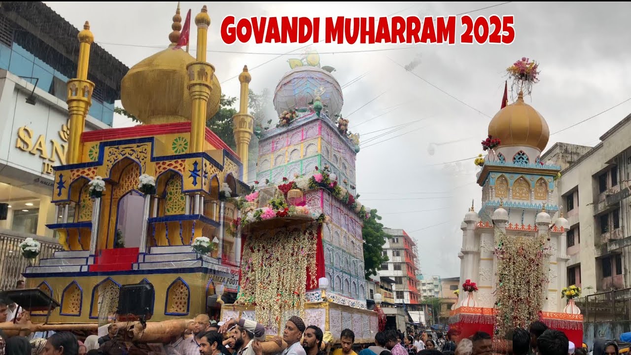 10 Muharram in Gonandi | Govandi tajiya 2025 | Govandi Shivajinagar tajiya | tajiya baiganwadi