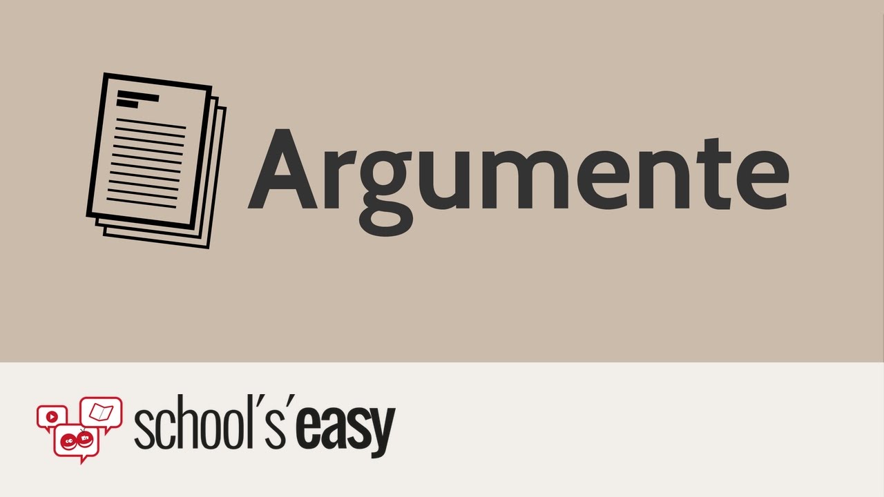 Aufbau eines Arguments - Erörterung