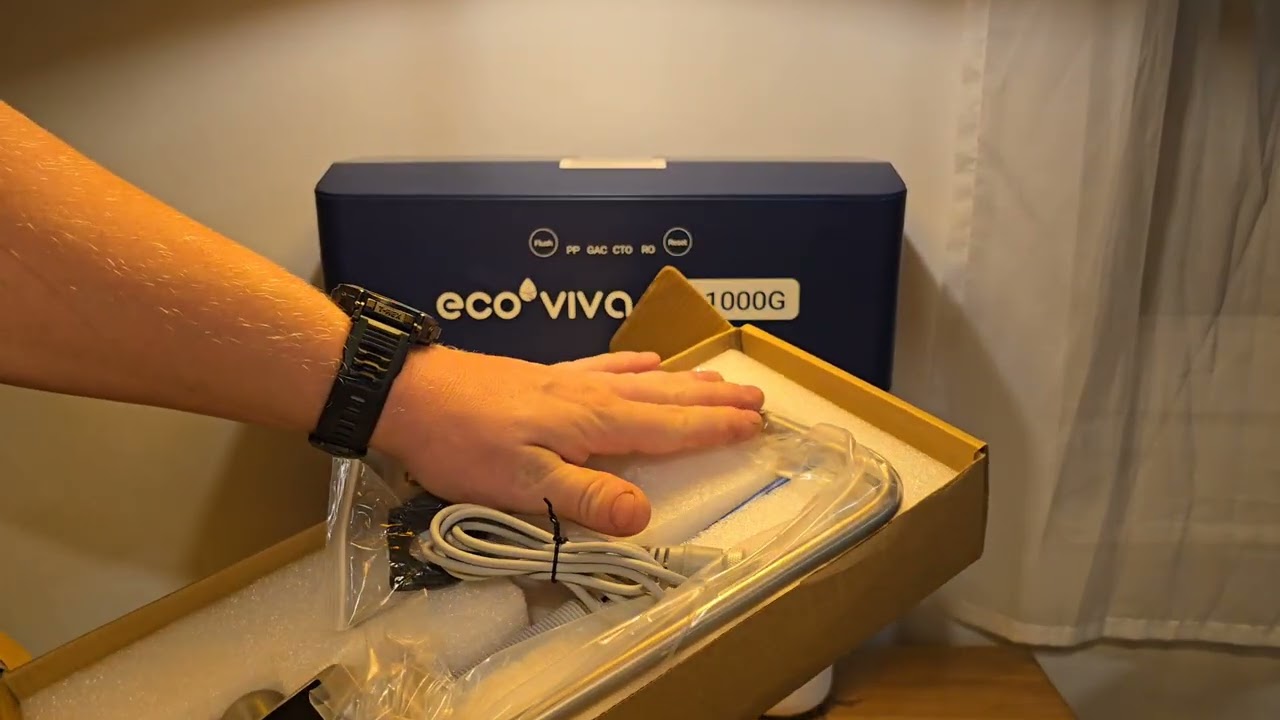 Ecoviva RO 1000G Untertisch-Wasserfilter – Reines Wasser direkt aus deiner Küche!