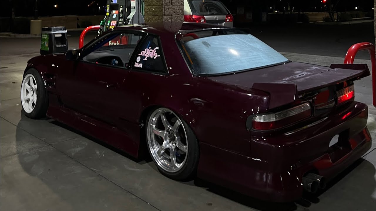 night in the life - painting & street drifting 1jz s13 - E05