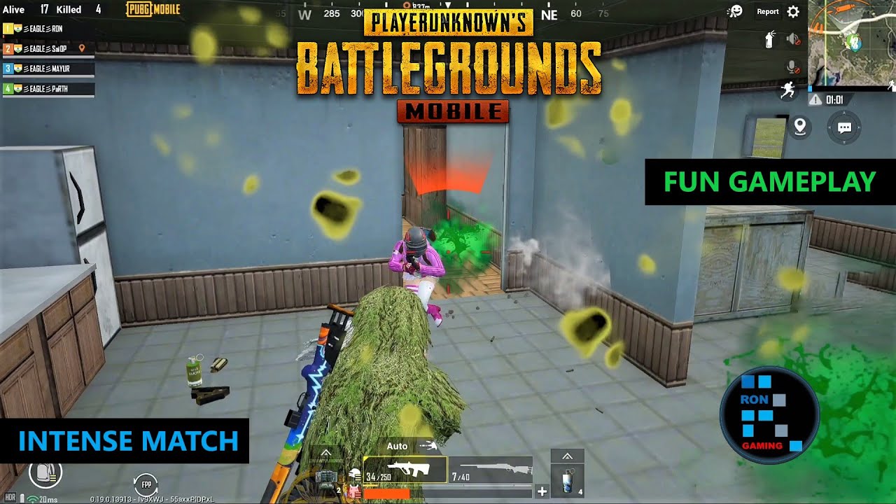 PUBG MOBILE | FUN GAMEPLAY INTENSE MATCH CHICKEN DINNER (OLD RECORDING)