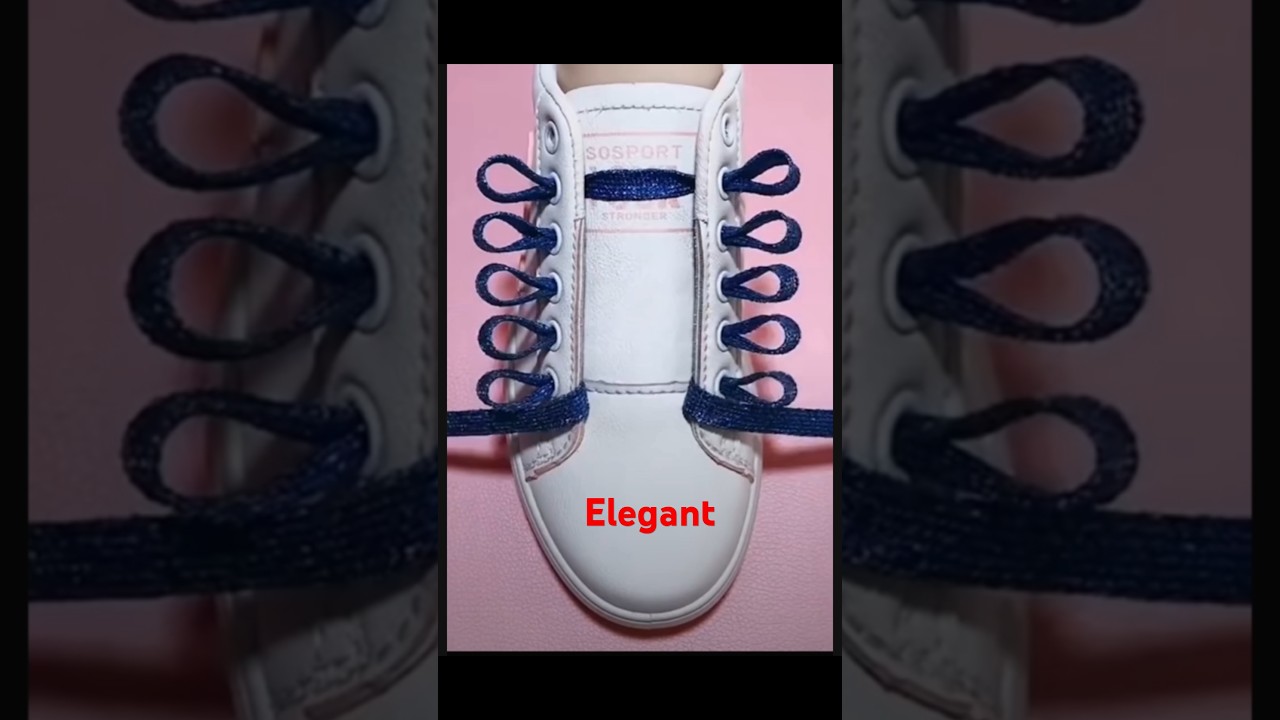 Shoes lace styles| How to tie shoes less|shoe lacing style #sneakers #shoesforwomen #shoeslacestyle