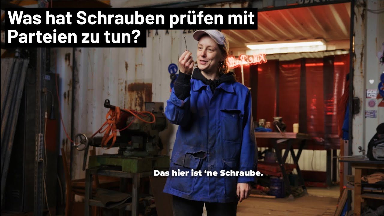 So genau pr&uuml;fen wir... Schrauben!