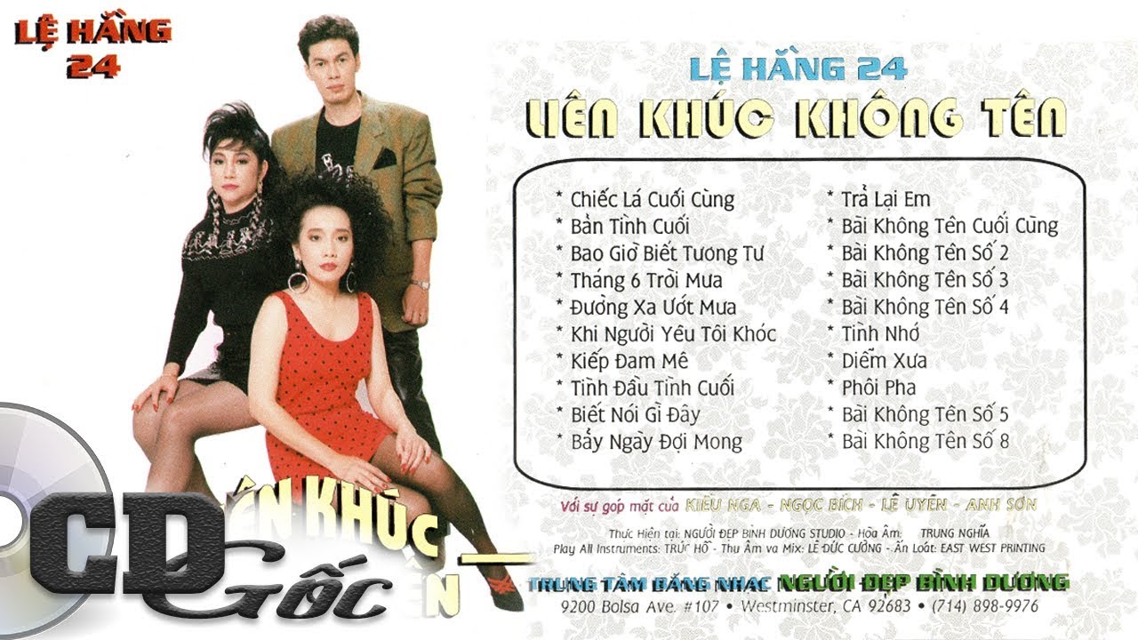 LIÊN KHÚC KHÔNG TÊN - Kiều Nga, Ngọc Bích - Nhạc Hải Ngoại Sôi Động Thập niên 90 (Lệ Hằng 24)