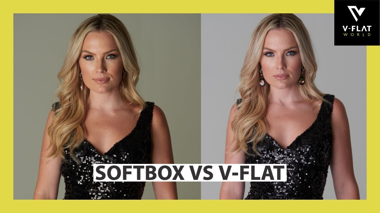 V-Flat VS Softbox comparison - V-Flat World