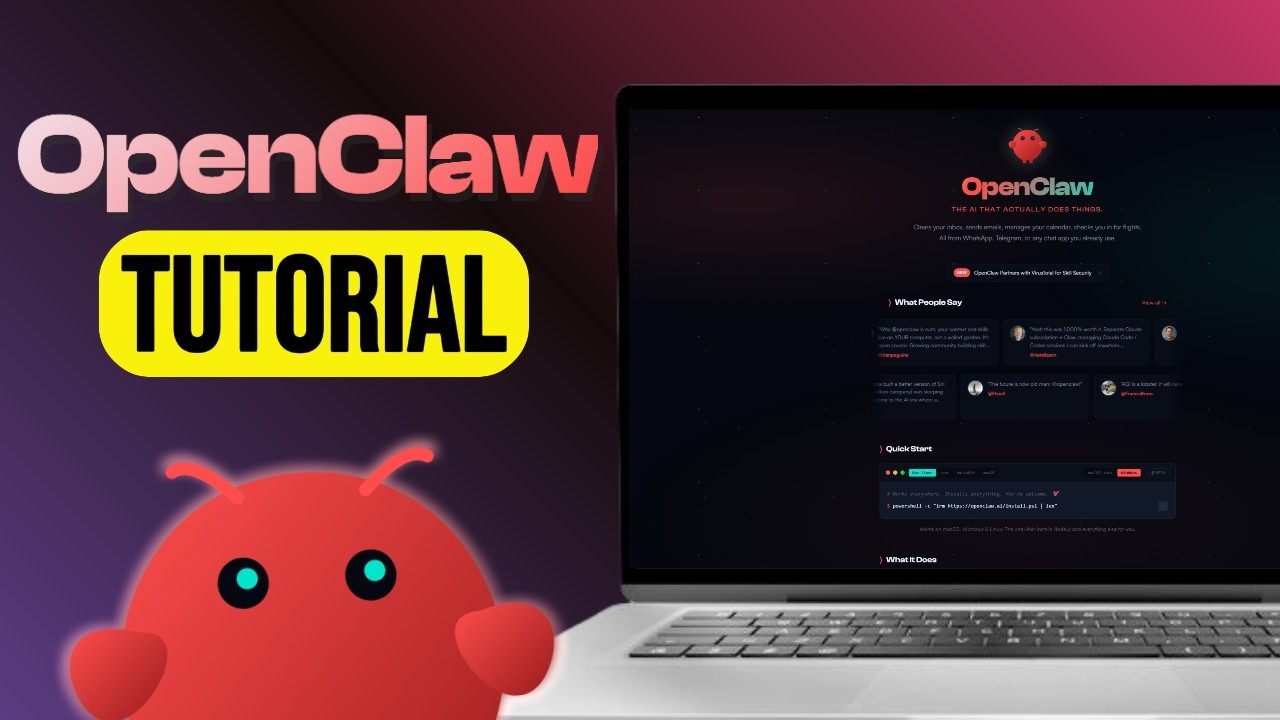 OpenClaw Tutorial for Beginners (2026) &ndash; Step-by-Step Full Guide