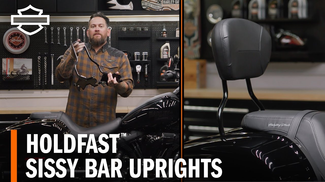 Harley-Davidson Holdfast Sissy Bar Upright Install