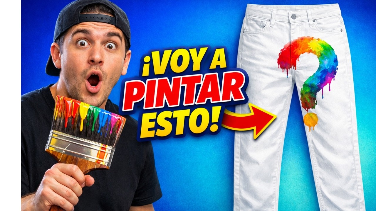 Pintar un pantalón.