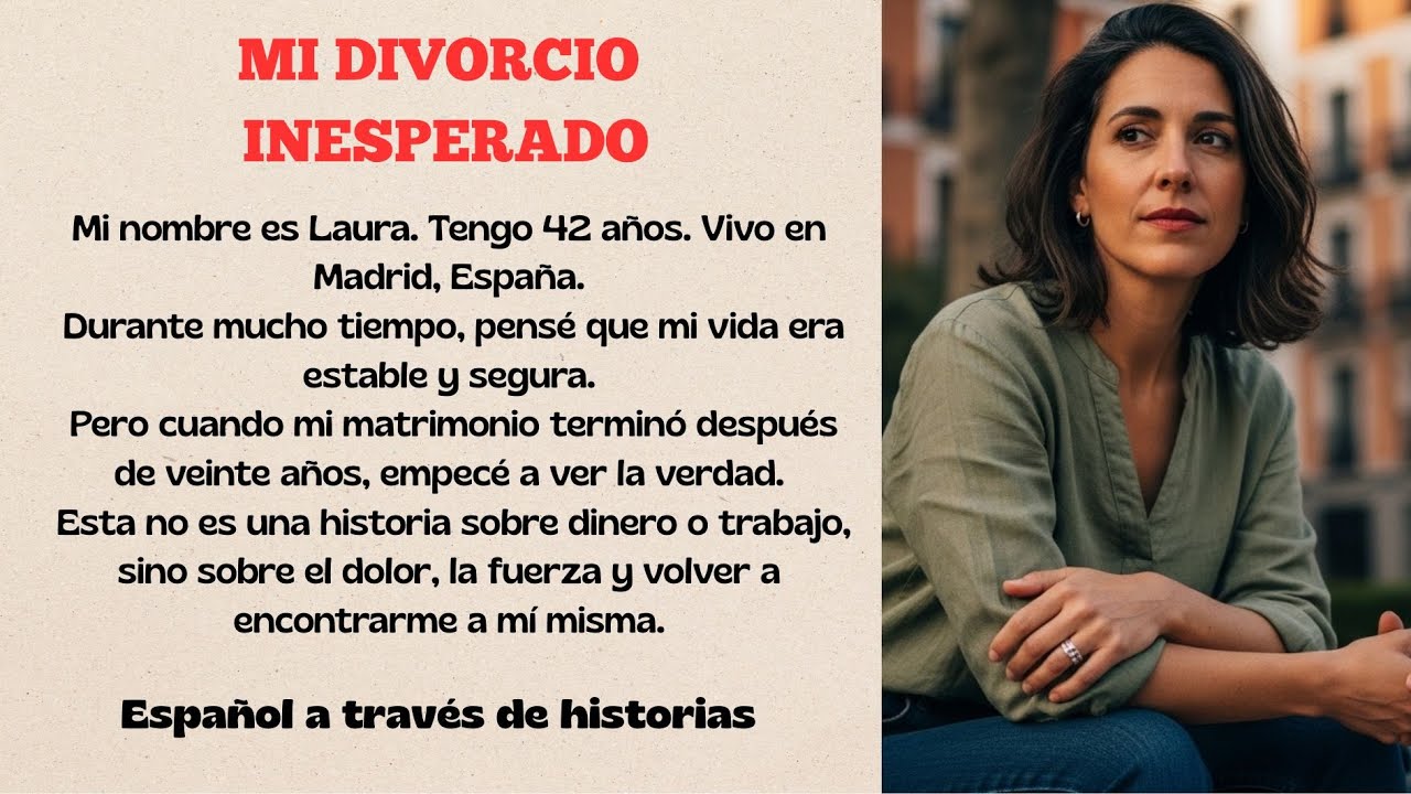 Learn Spanish Through Story Level 3 – Graded Reader Level 3 – Spanish Story – Mi divorcio inesperado