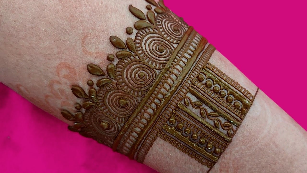 mehandi design stylish floral mehendi design ll modern classic mehndi ll front hand mhndi eid