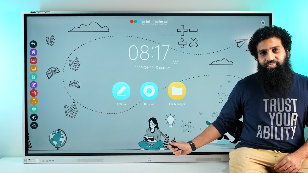 Best Digital Board for Teaching | Senses Interactive Intelligent Panel