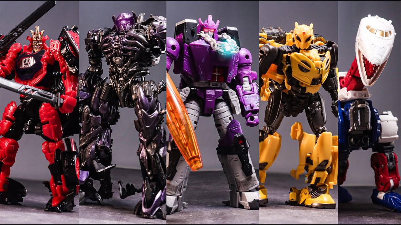 This is why i like transformers！Movie SS and generation series  toys stop motion animation