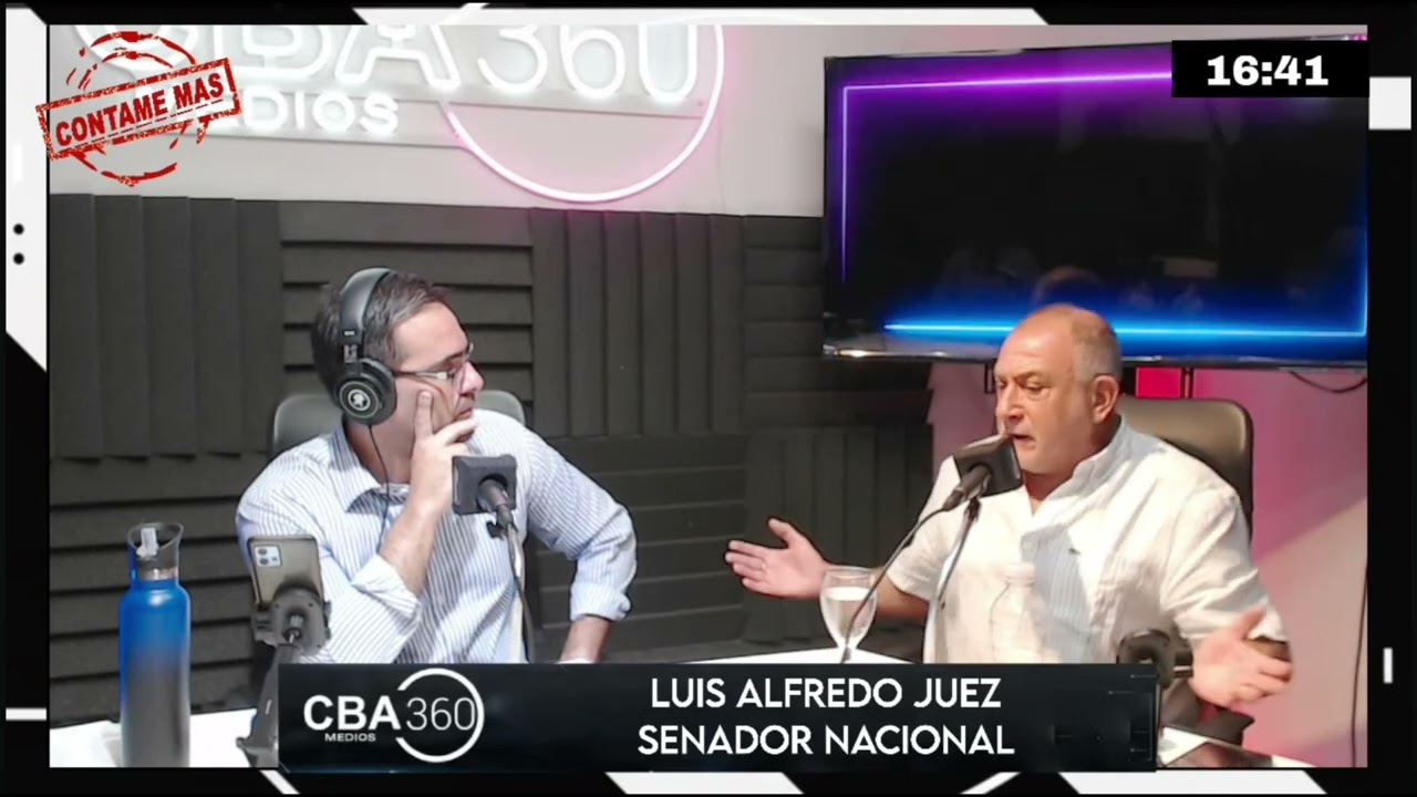 Luis Juez en CBA 360 por @CBA360Oficial 