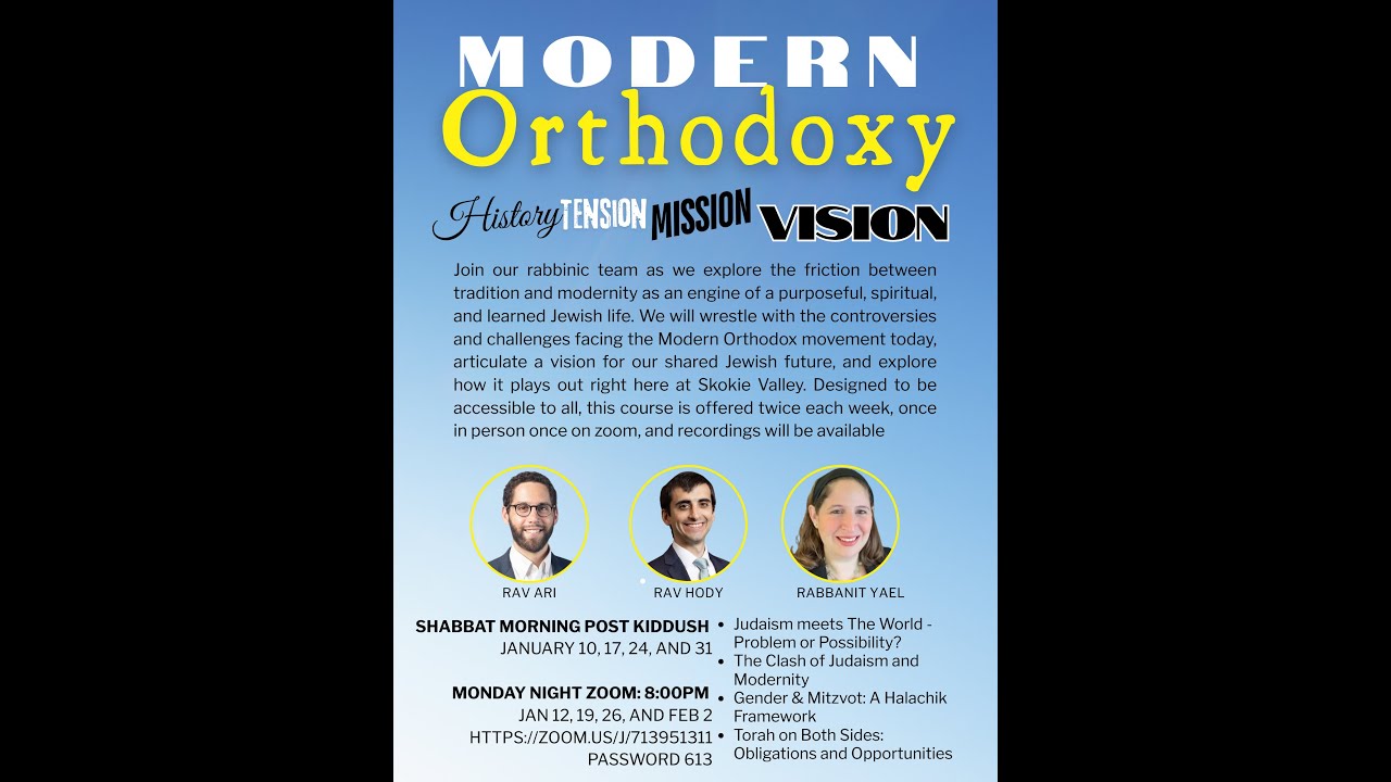 Modern Orthodoxy 1