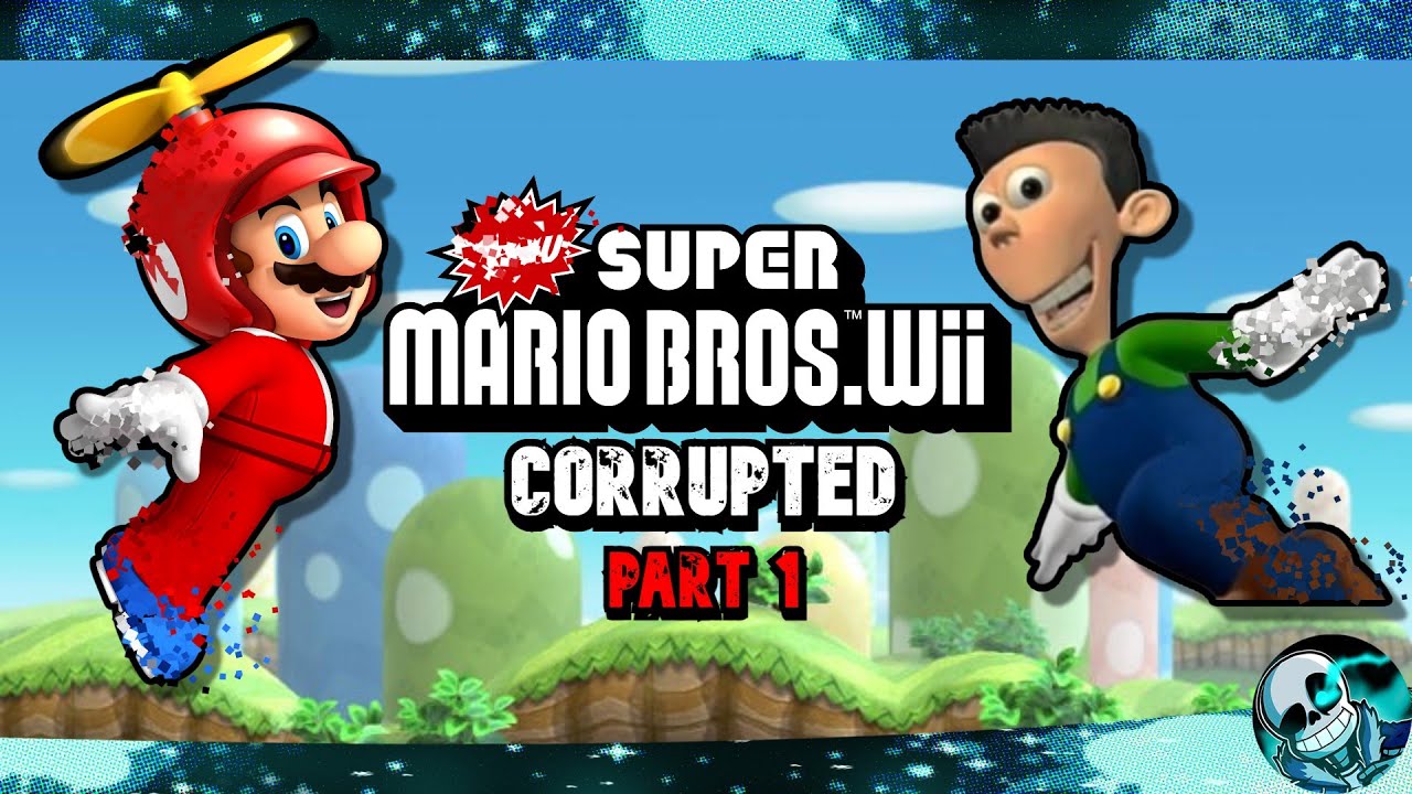We CORRUPTED New Super Mario Bros Wii...