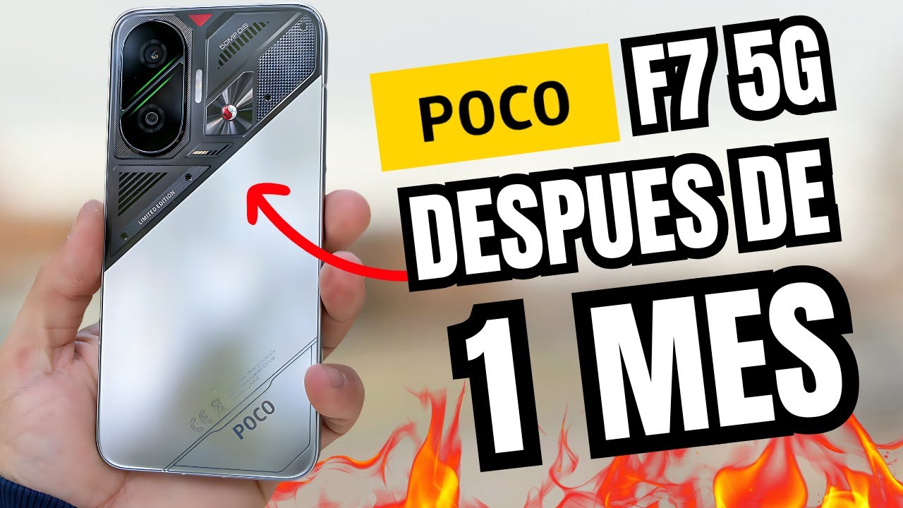 🔥POCO F7 después de 1 MES: ¿Sigue siendo tan bueno como dicen?