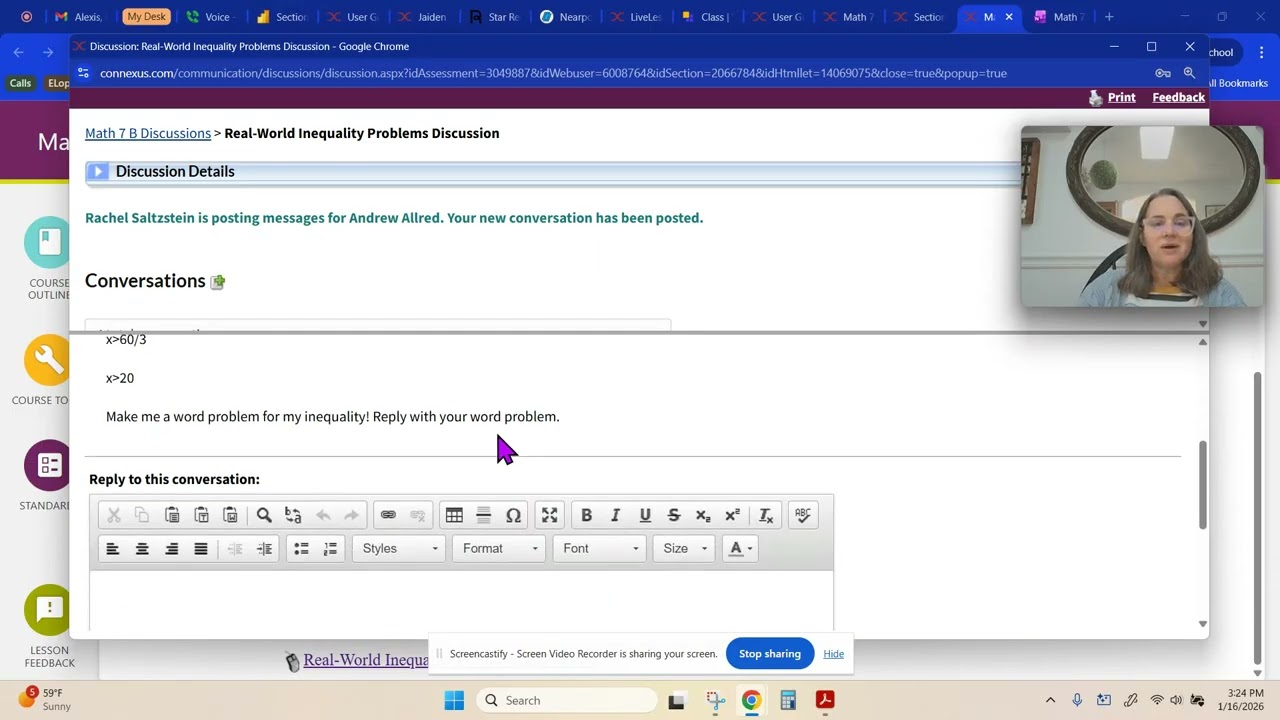 Math 7B Unit 2 Lesson 8 Discussion