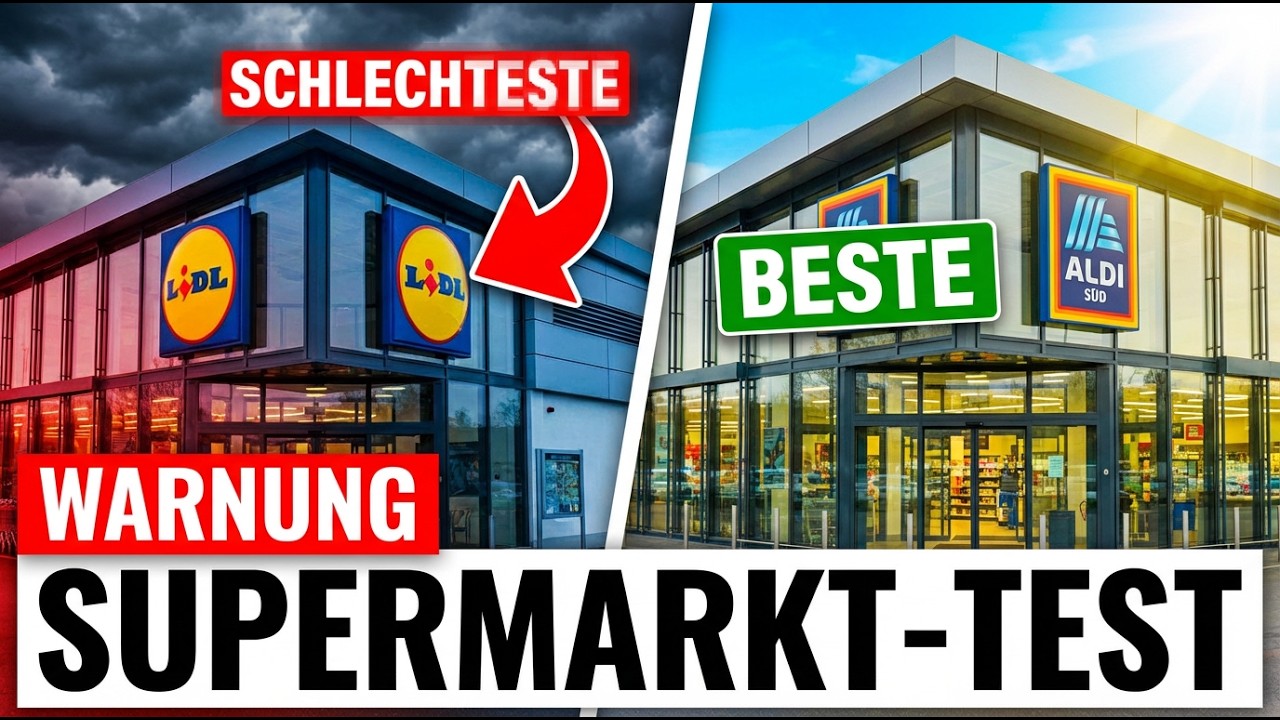 Supermarkt-Ranking in Deutschland: Vom schlechtesten bis zum besten Laden!