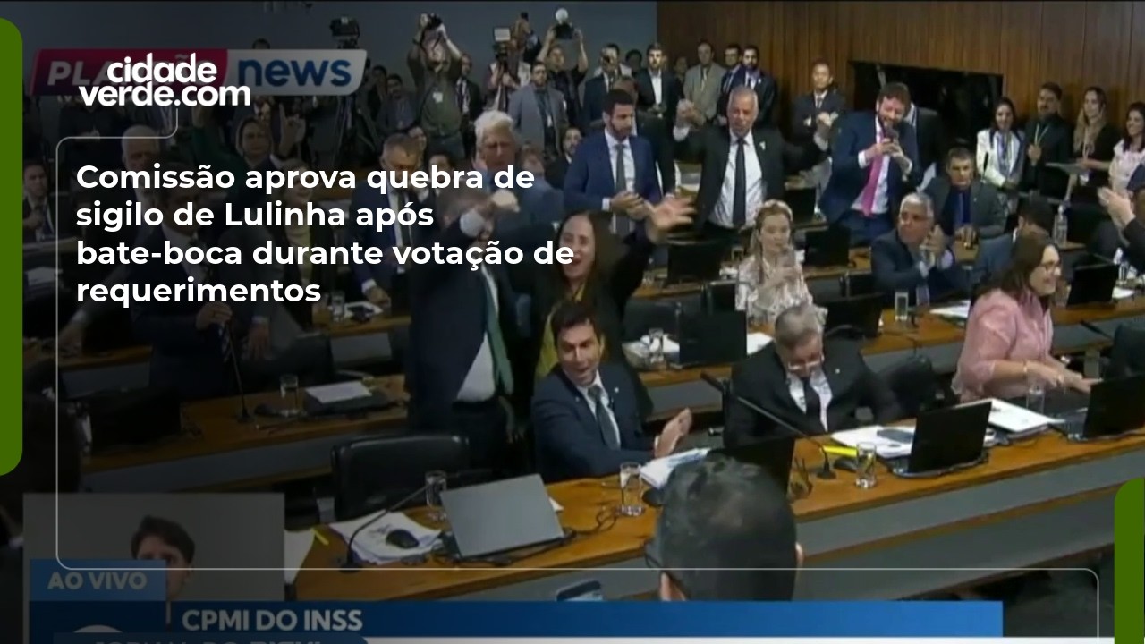 Comissão aprova quebra de sigilo de Lulinha após bate-boca durante votação de requerimentos