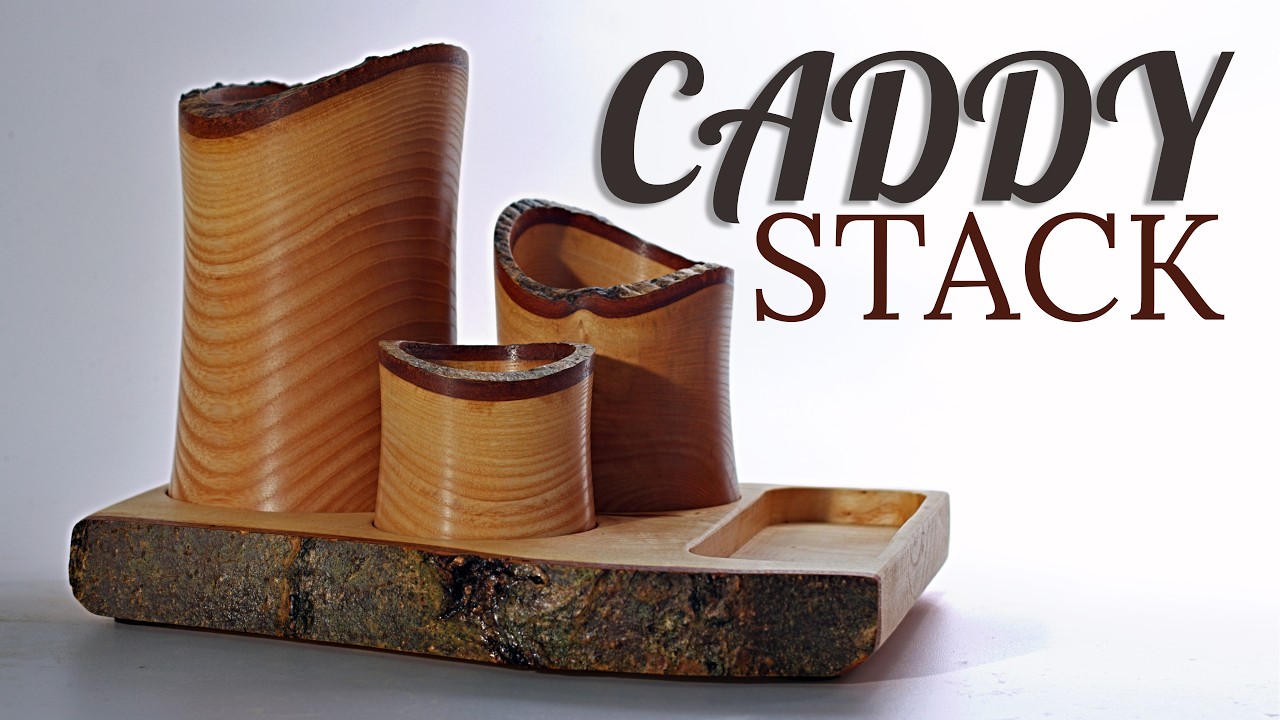 Woodturning - The Ash Desk Caddy