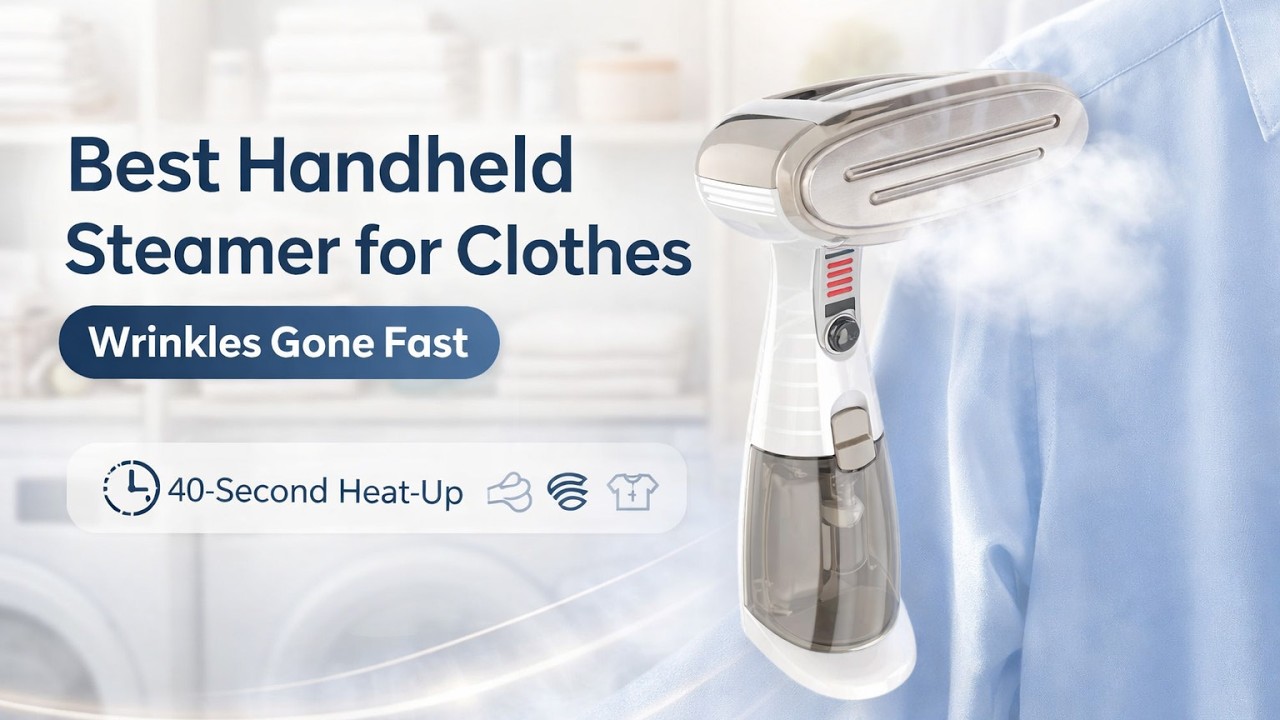 Best Travel & Home Handheld Steamers for Clothes!