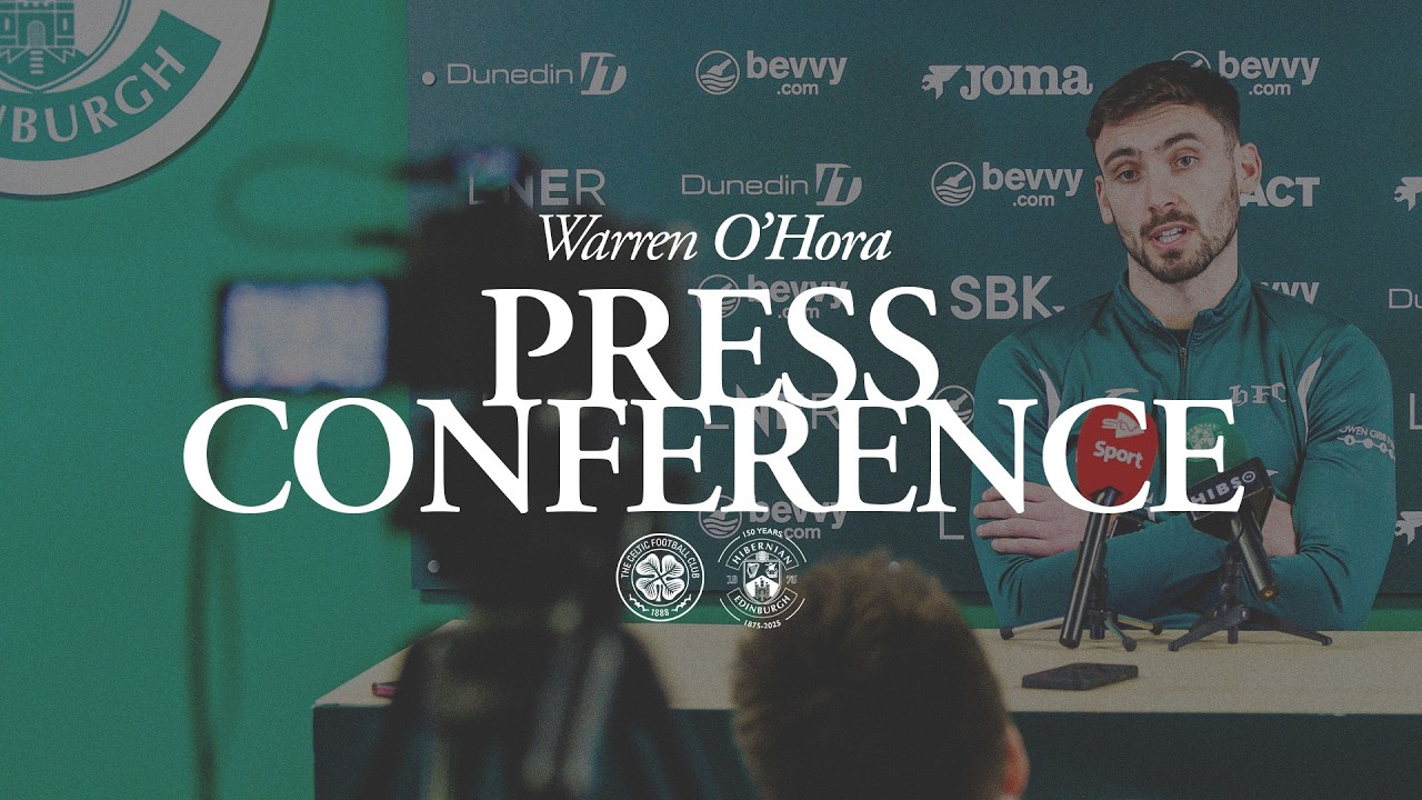 Warren O'Hora's Press Conference | Celtic vs Hibernian