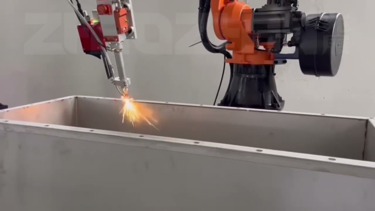 Robot laser welding