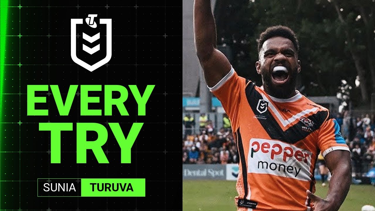 NRL Highlights | Sunia Turuva's 2025 try-scoring season