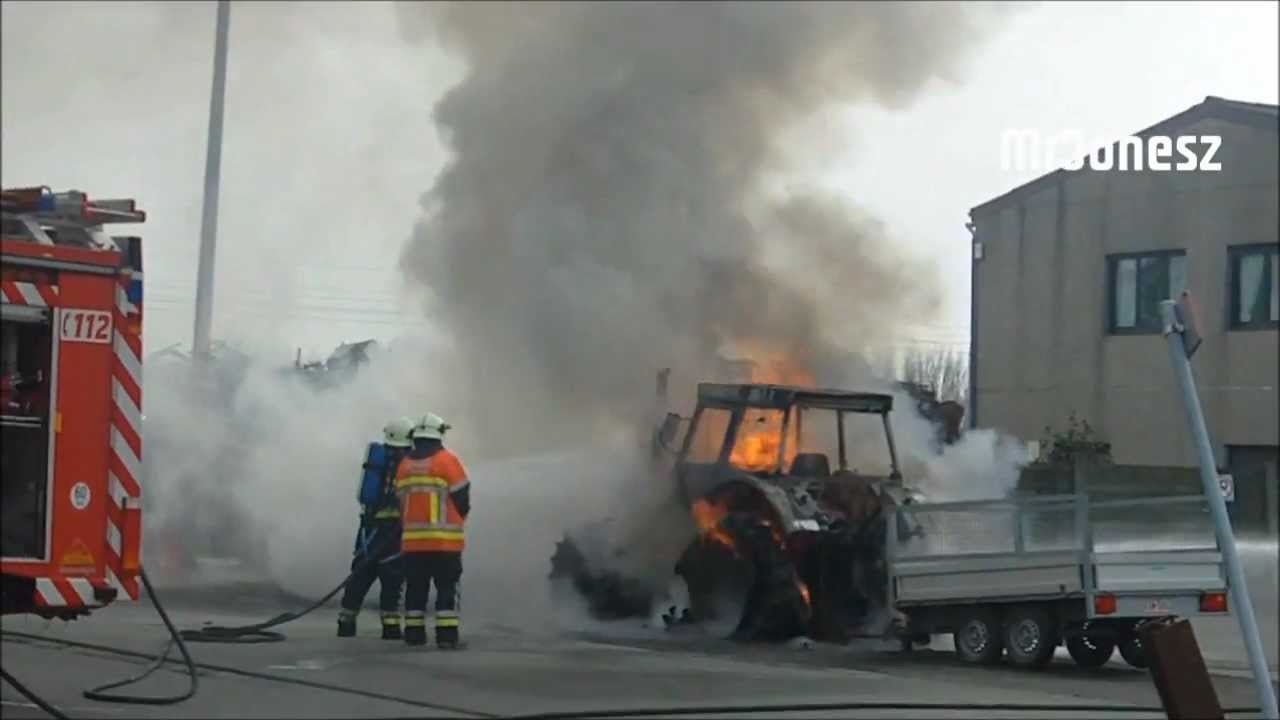 Voertuigbrand in Lichtervelde 08.04.13