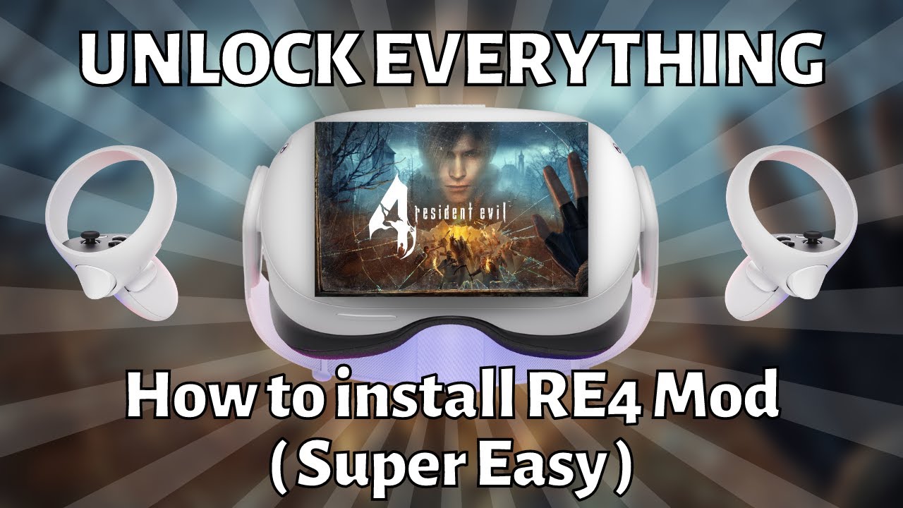 Resident Evil 4 Mod // HOW TO UNLOCK EVERYTHING // SUPER EASY