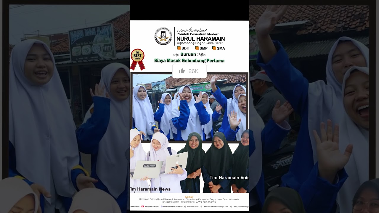 Girang Banget!!!  Begini Kalau Santriwati Kegiatan di Luar Pondok #santriwati #pesantrenbogor