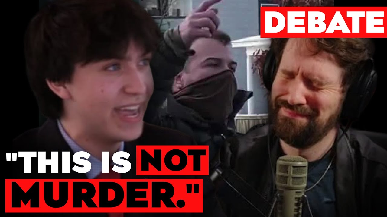 IT WAS CLEARLY SELF DEFENSE | 19 Year Old Groyper Influencer Debates Destiny on the ICE Shooting