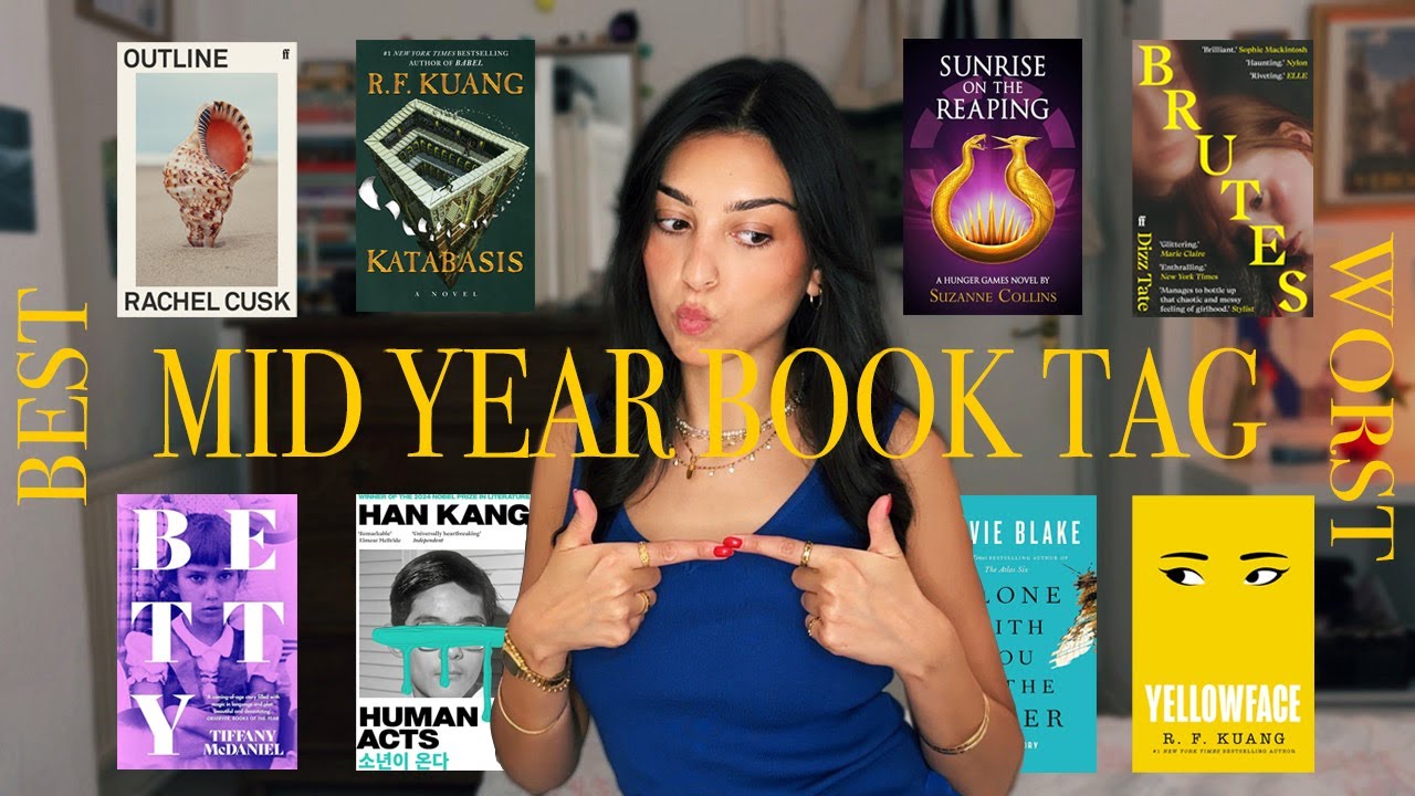 MID YEAR BOOK FREAKOUT TAG ✨ best & worst books, new fav authors, 2025 tbr