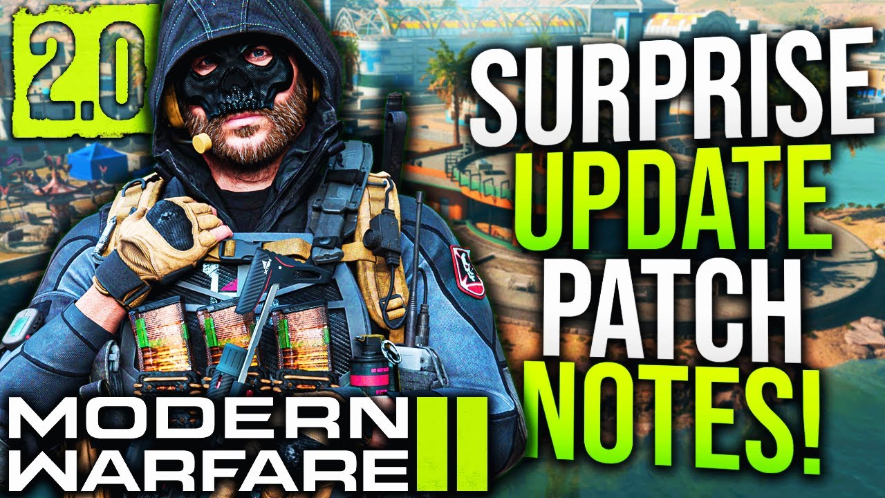 Modern Warfare 2: Surprise Update PATCH NOTES! (WARZONE 2 New Update Changes)